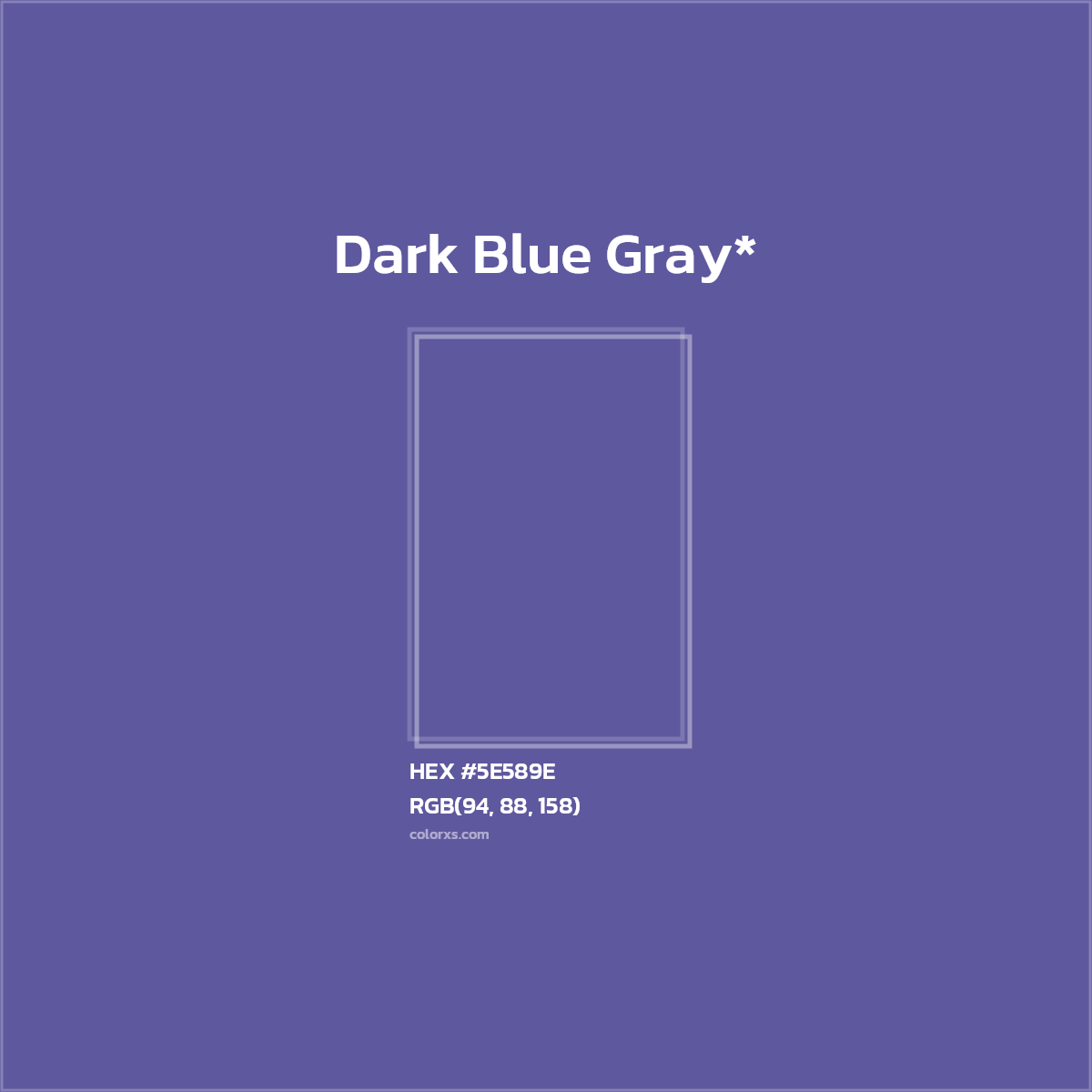 HEX #5E589E Color Name, Color Code, Palettes, Similar Paints, Images