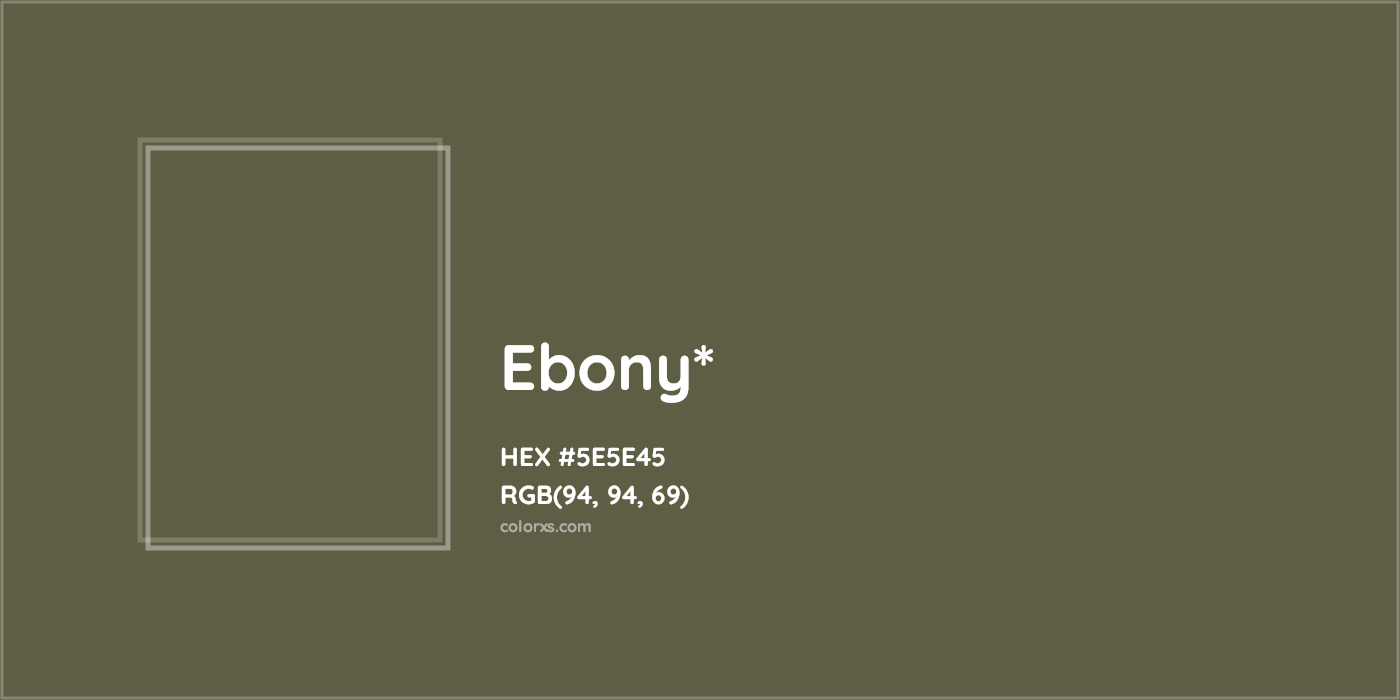 HEX #5E5E45 Color Name, Color Code, Palettes, Similar Paints, Images