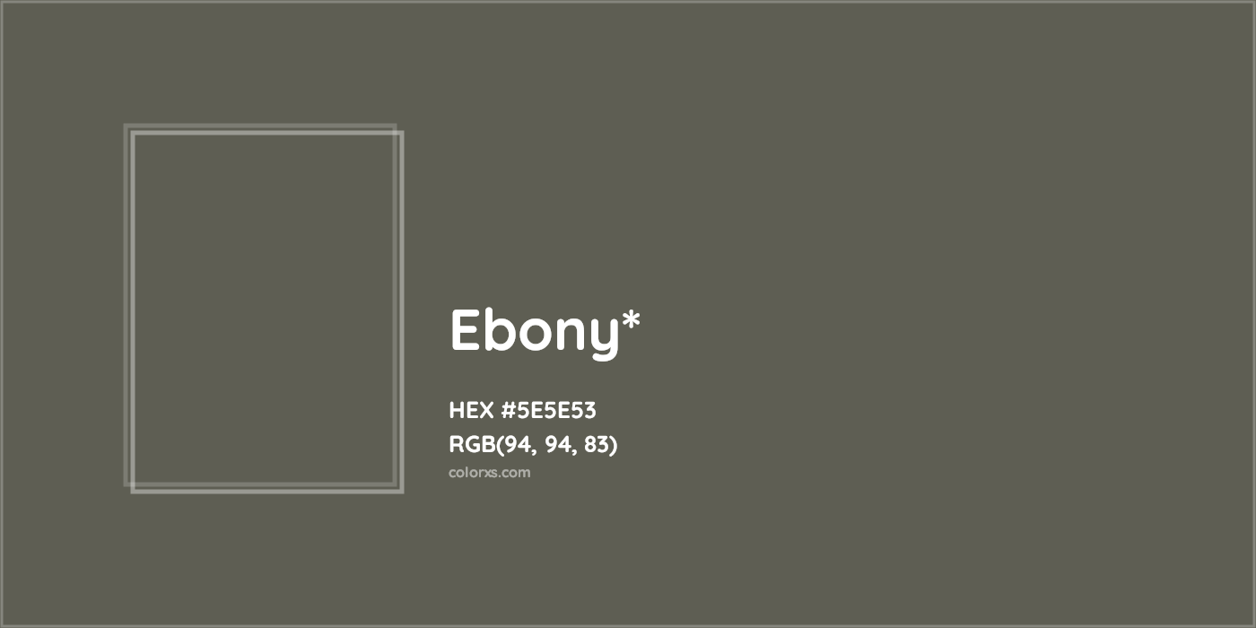 HEX #5E5E53 Color Name, Color Code, Palettes, Similar Paints, Images
