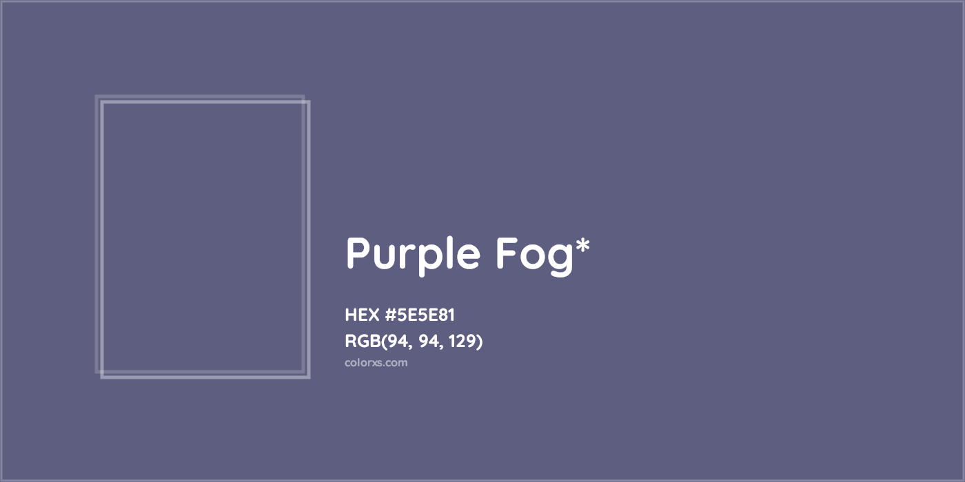 HEX #5E5E81 Color Name, Color Code, Palettes, Similar Paints, Images