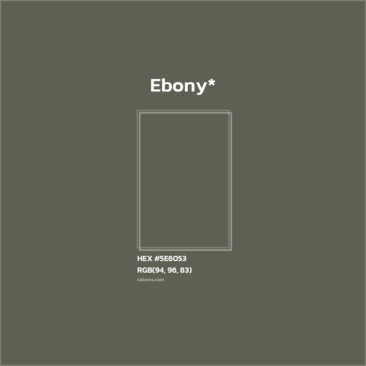HEX #5E6053 Color Name, Color Code, Palettes, Similar Paints, Images