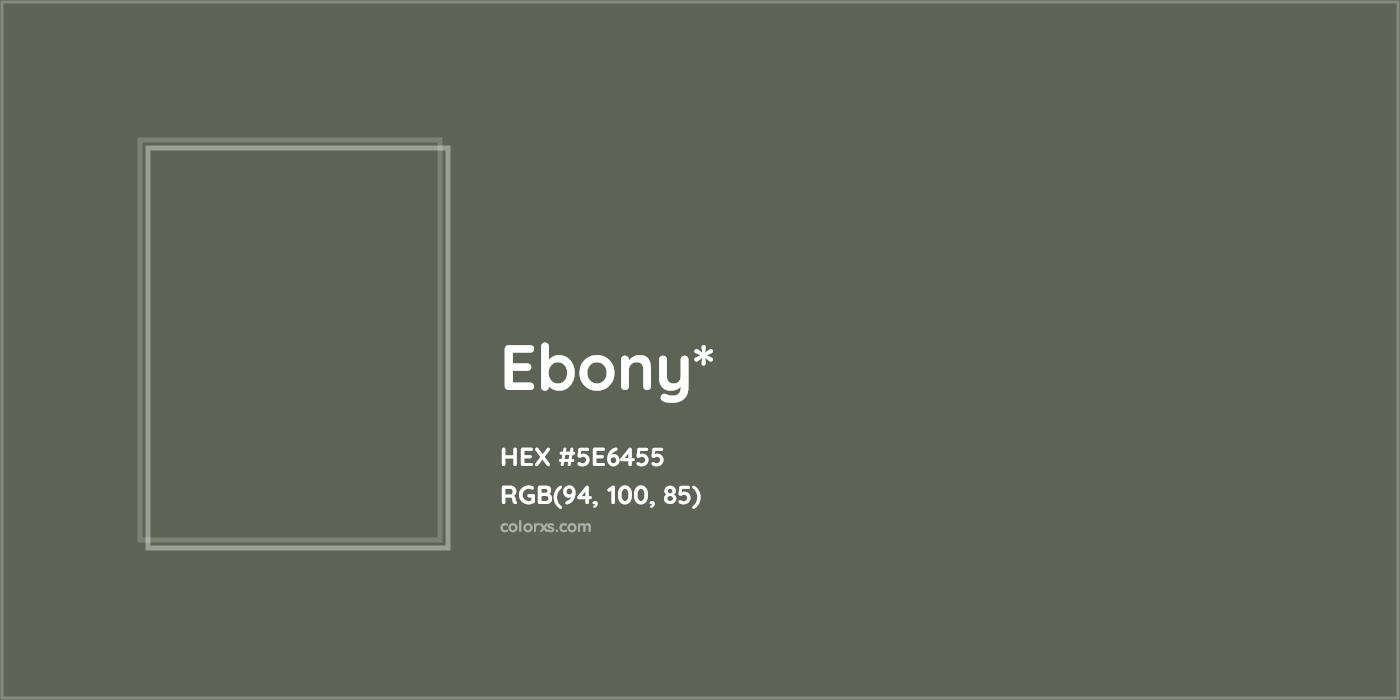 HEX #5E6455 Color Name, Color Code, Palettes, Similar Paints, Images