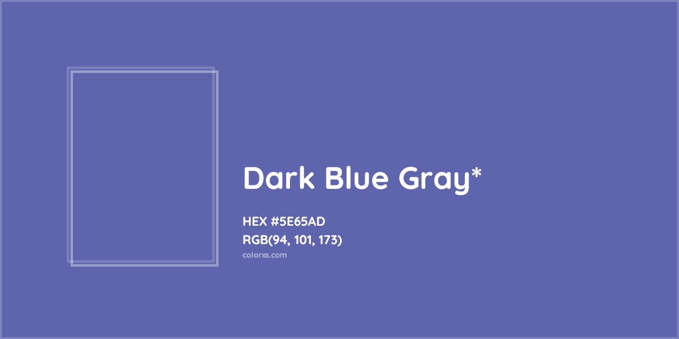 HEX #5E65AD Color Name, Color Code, Palettes, Similar Paints, Images