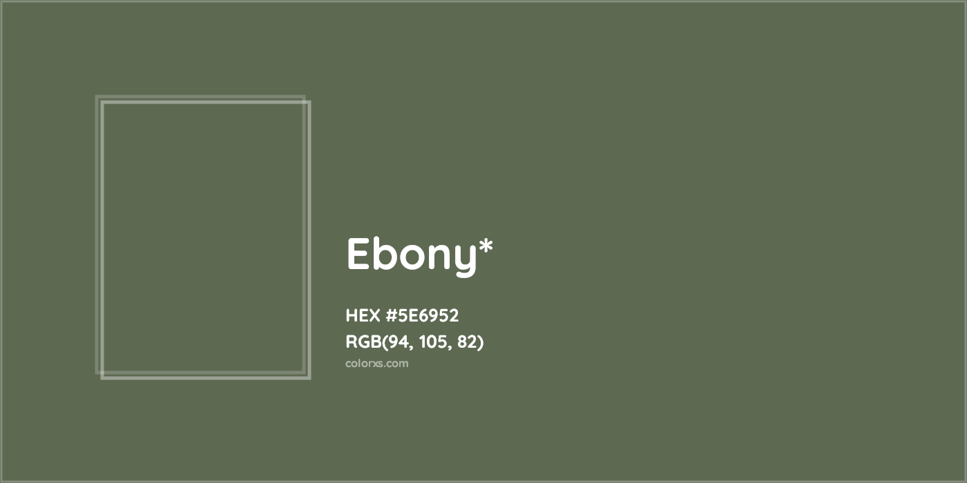 HEX #5E6952 Color Name, Color Code, Palettes, Similar Paints, Images