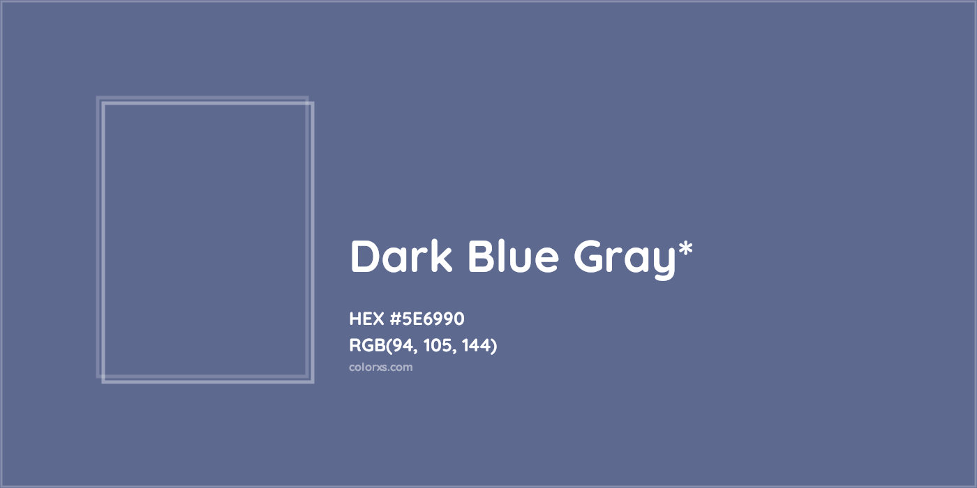 HEX #5E6990 Color Name, Color Code, Palettes, Similar Paints, Images