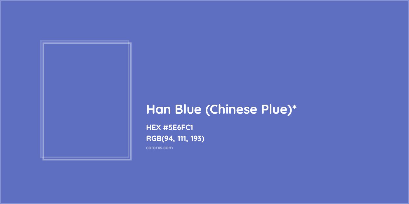 HEX #5E6FC1 Color Name, Color Code, Palettes, Similar Paints, Images