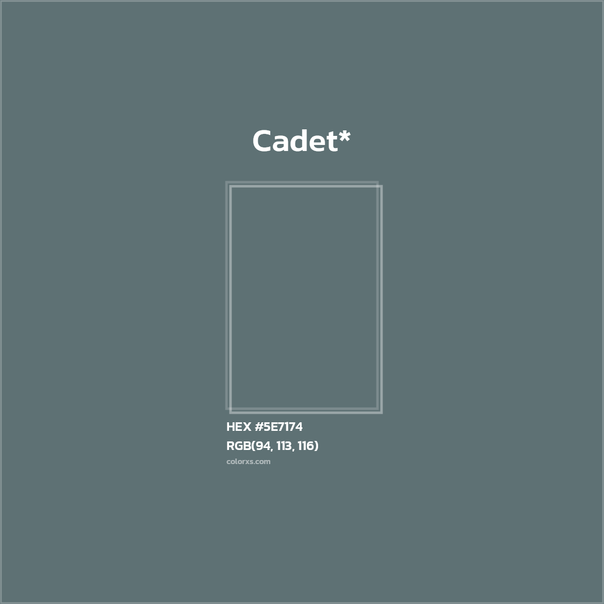 HEX #5E7174 Color Name, Color Code, Palettes, Similar Paints, Images
