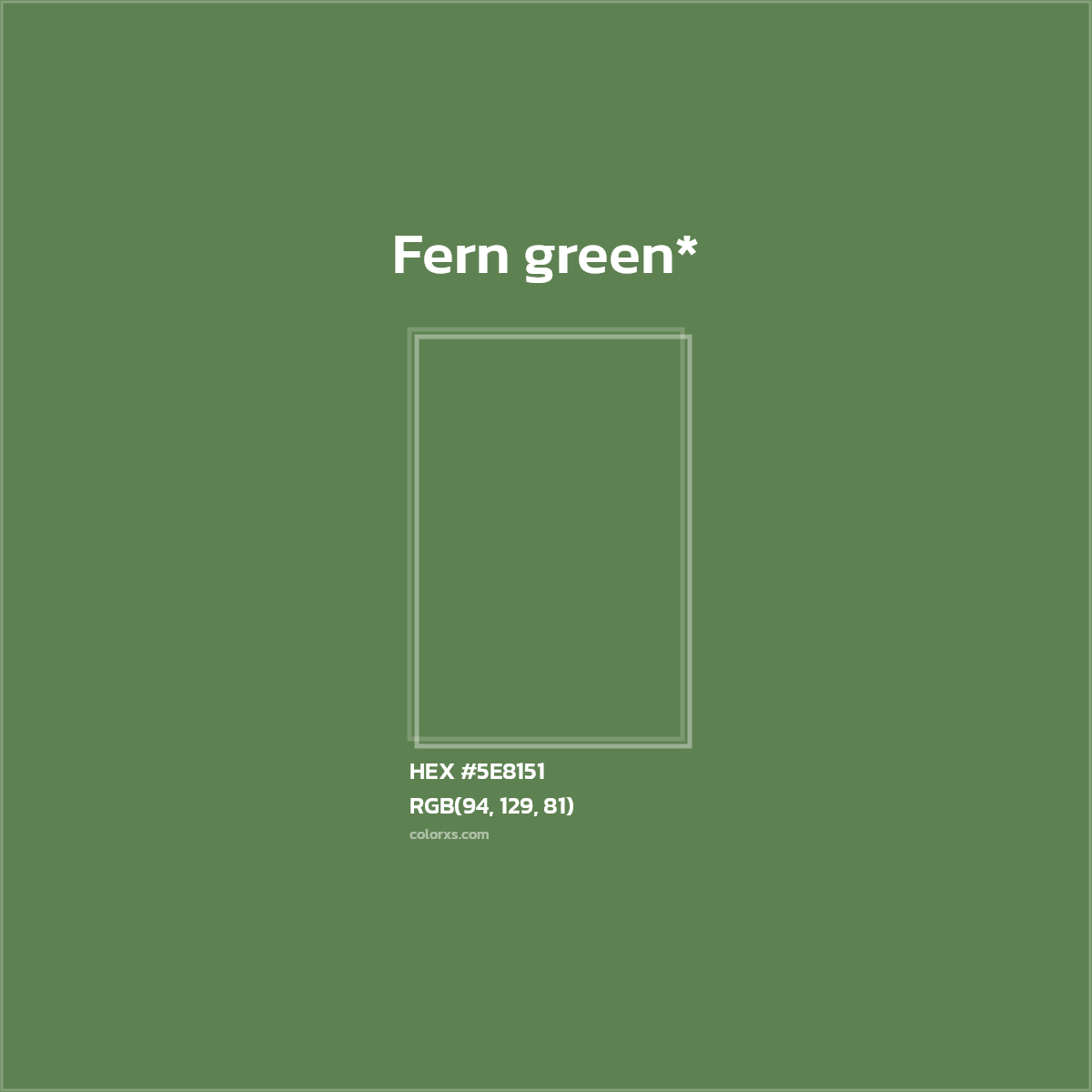 HEX #5E8151 Color Name, Color Code, Palettes, Similar Paints, Images