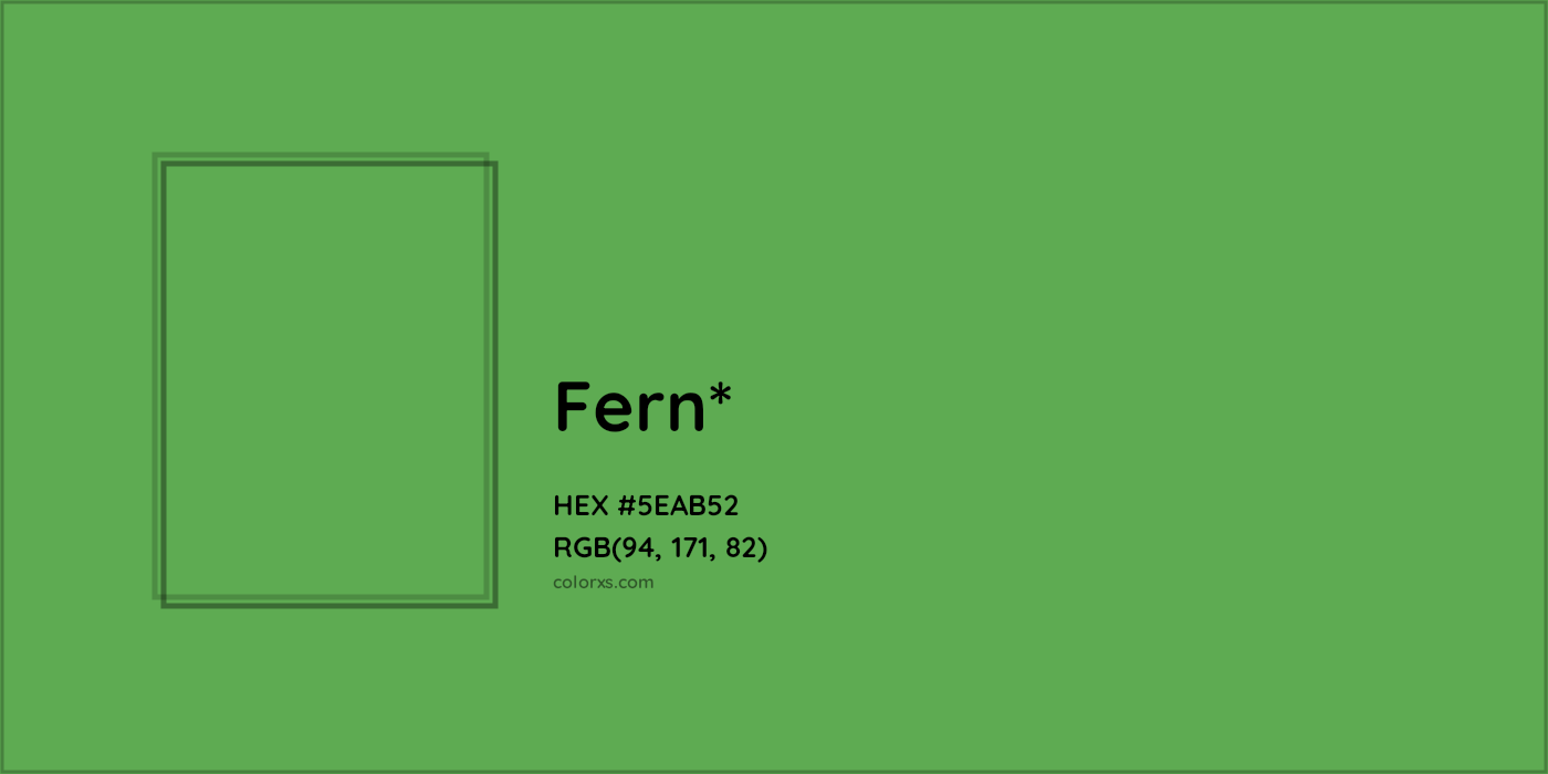 HEX #5EAB52 Color Name, Color Code, Palettes, Similar Paints, Images