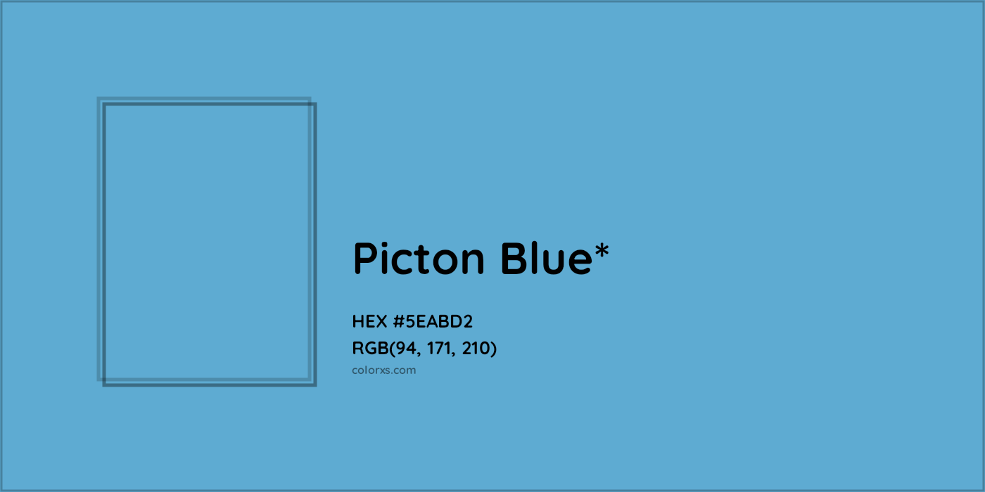 HEX #5EABD2 Color Name, Color Code, Palettes, Similar Paints, Images