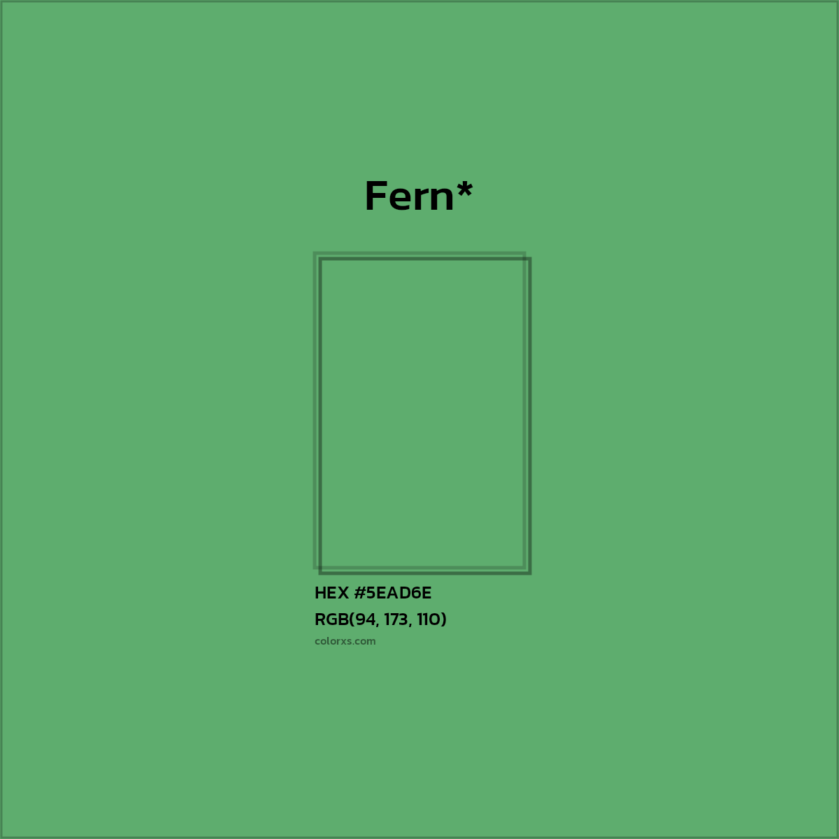 HEX #5EAD6E Color Name, Color Code, Palettes, Similar Paints, Images