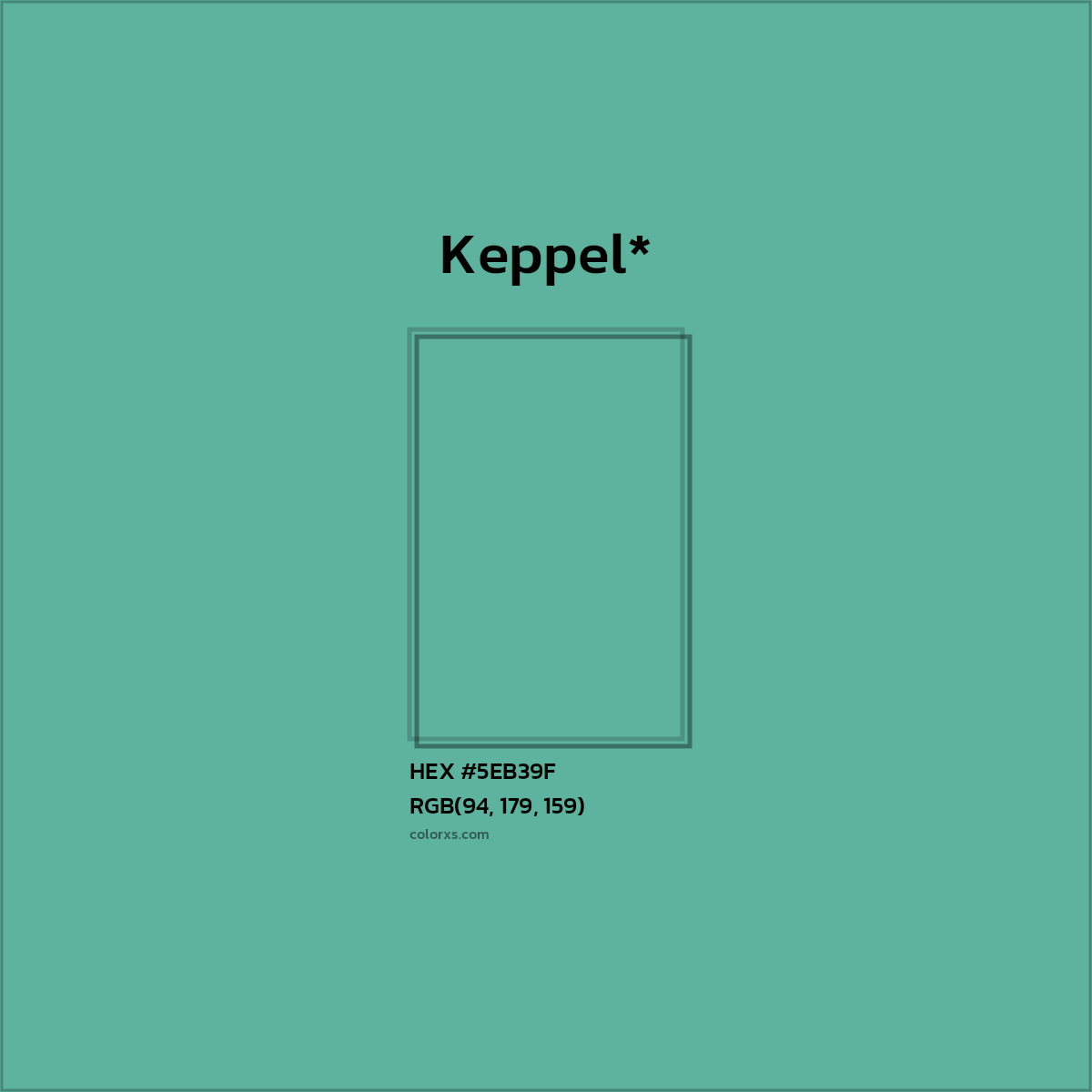 HEX #5EB39F Color Name, Color Code, Palettes, Similar Paints, Images