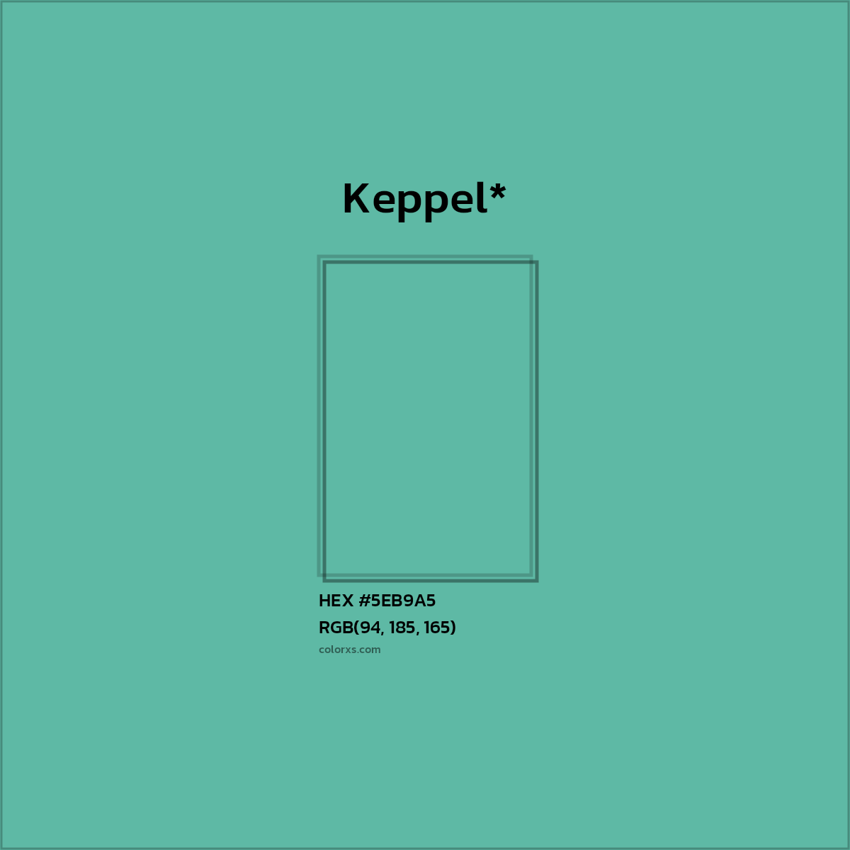 HEX #5EB9A5 Color Name, Color Code, Palettes, Similar Paints, Images