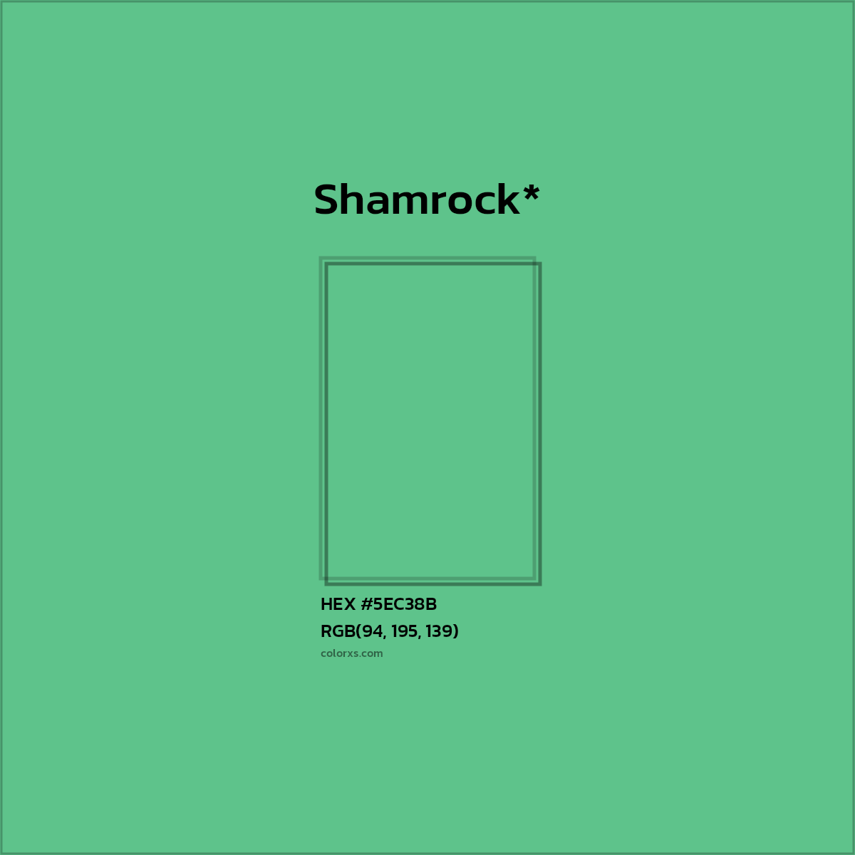 HEX #5EC38B Color Name, Color Code, Palettes, Similar Paints, Images