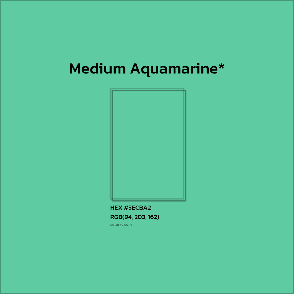 HEX #5ECBA2 Color Name, Color Code, Palettes, Similar Paints, Images