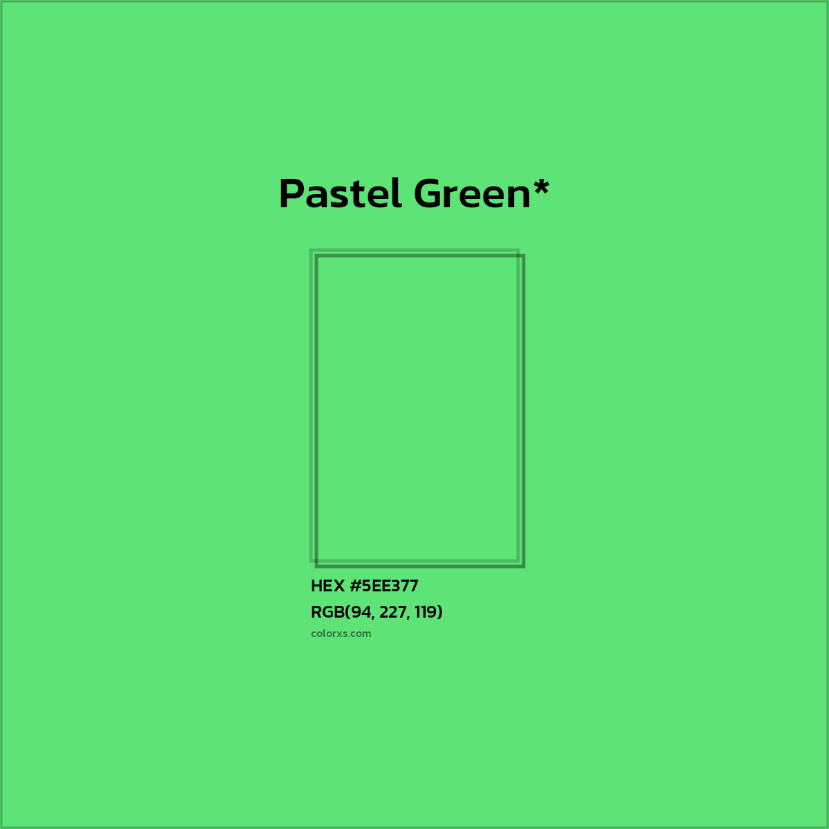 HEX #5EE377 Color Name, Color Code, Palettes, Similar Paints, Images