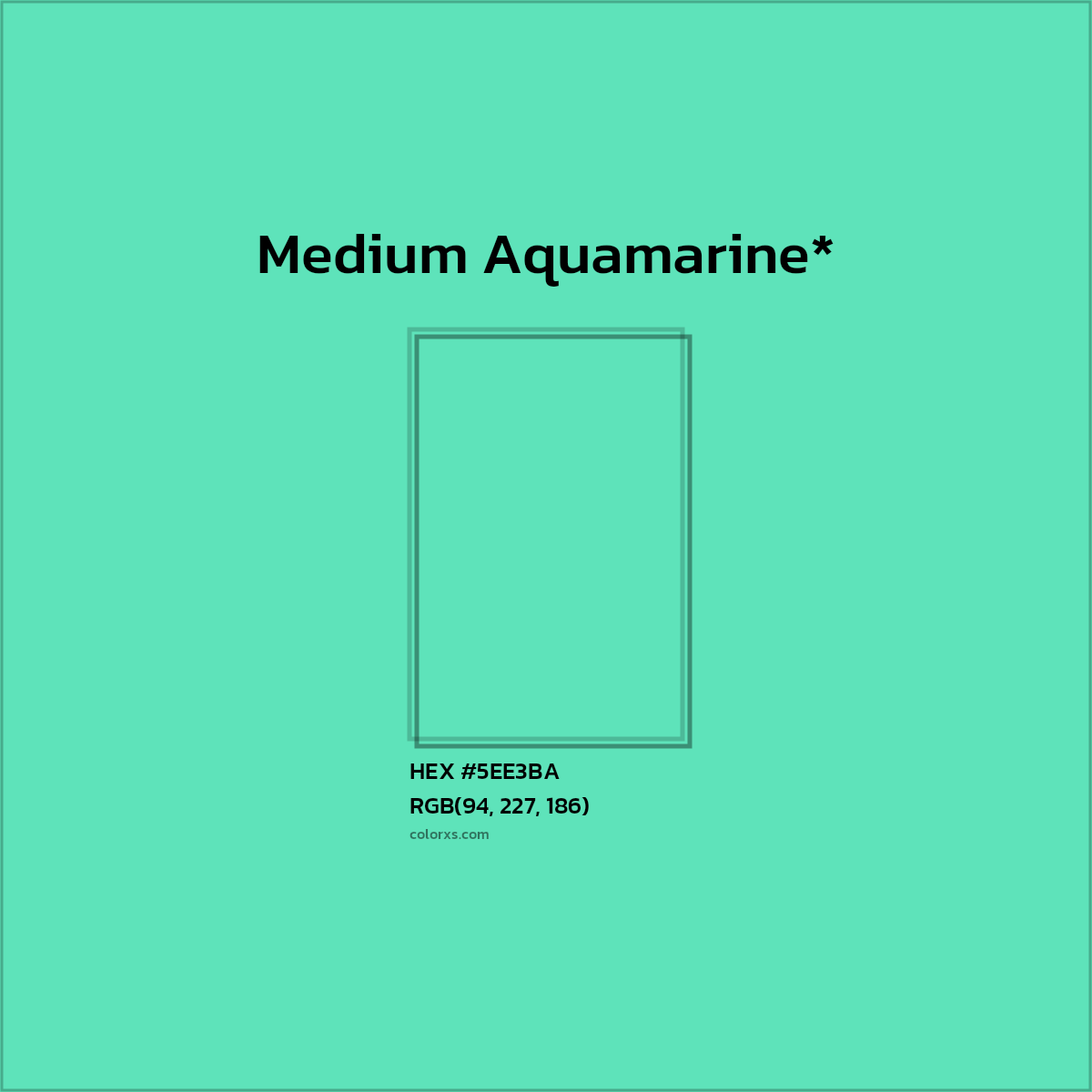 HEX #5EE3BA Color Name, Color Code, Palettes, Similar Paints, Images