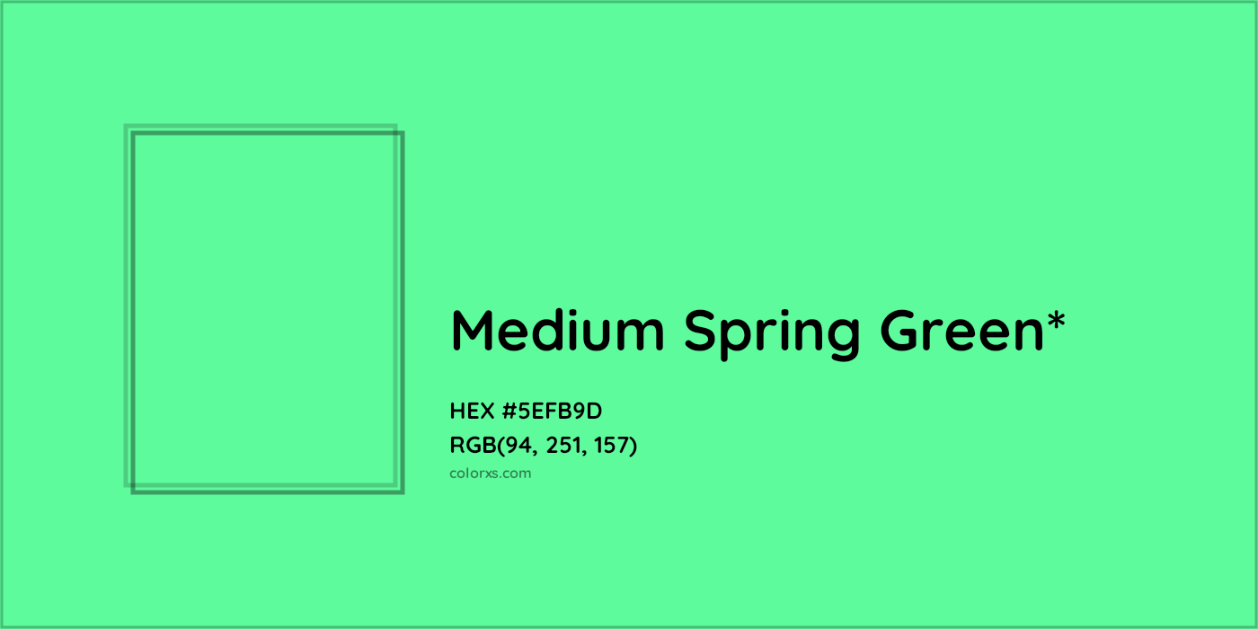 HEX #5EFB9D Color Name, Color Code, Palettes, Similar Paints, Images