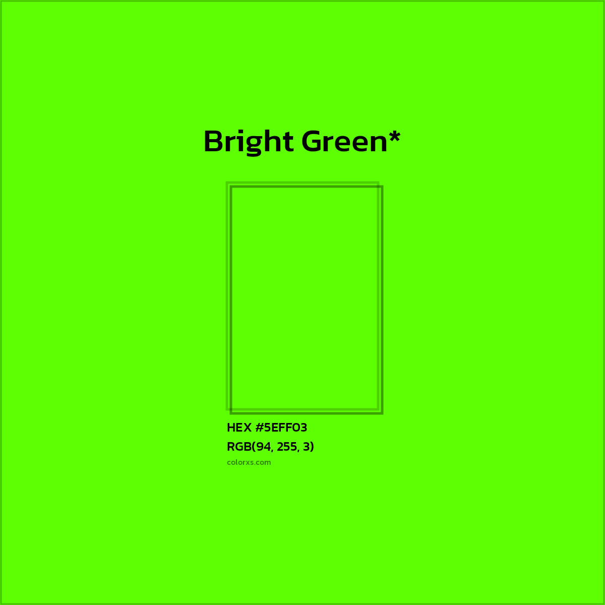 HEX #5EFF03 Color Name, Color Code, Palettes, Similar Paints, Images