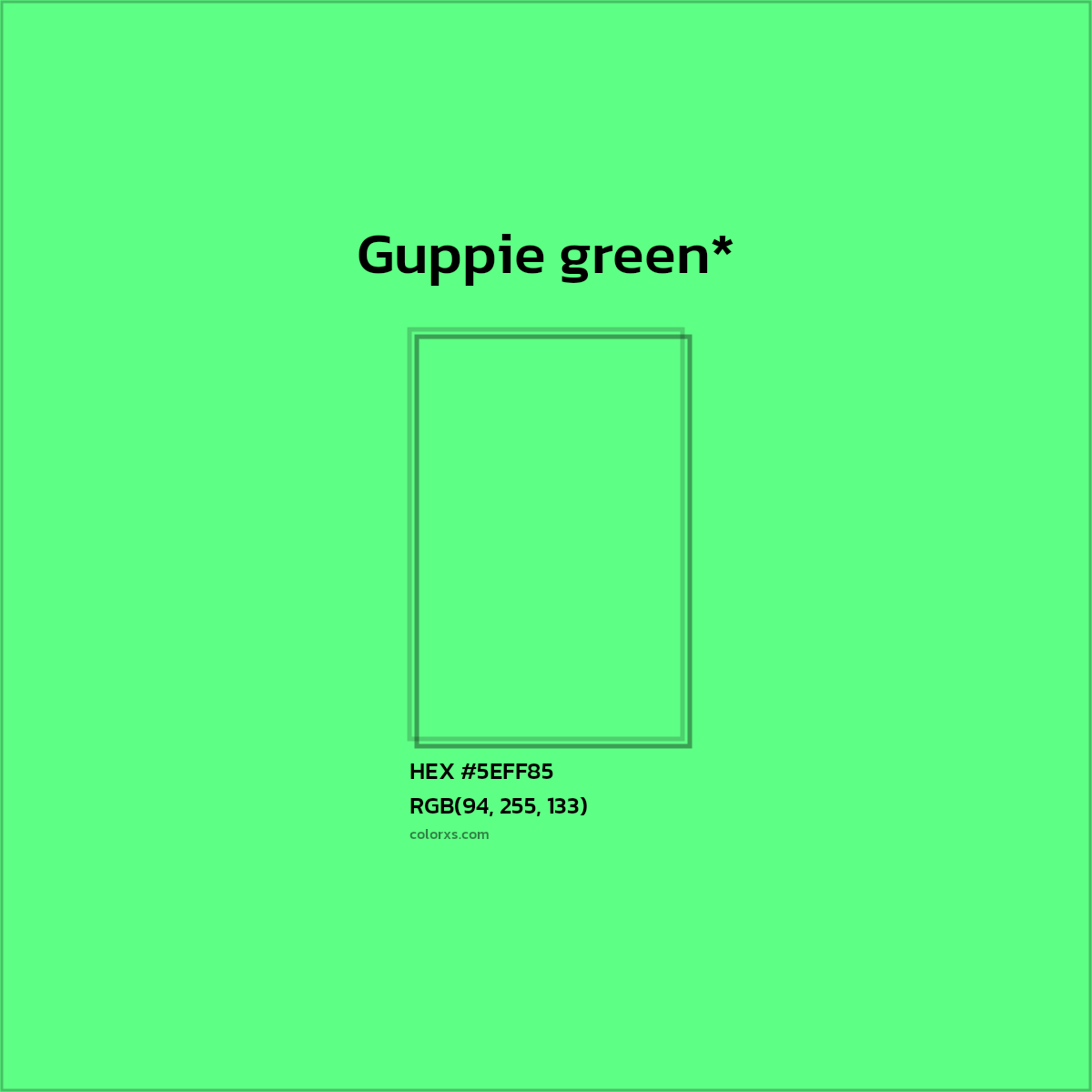 HEX #5EFF85 Color Name, Color Code, Palettes, Similar Paints, Images