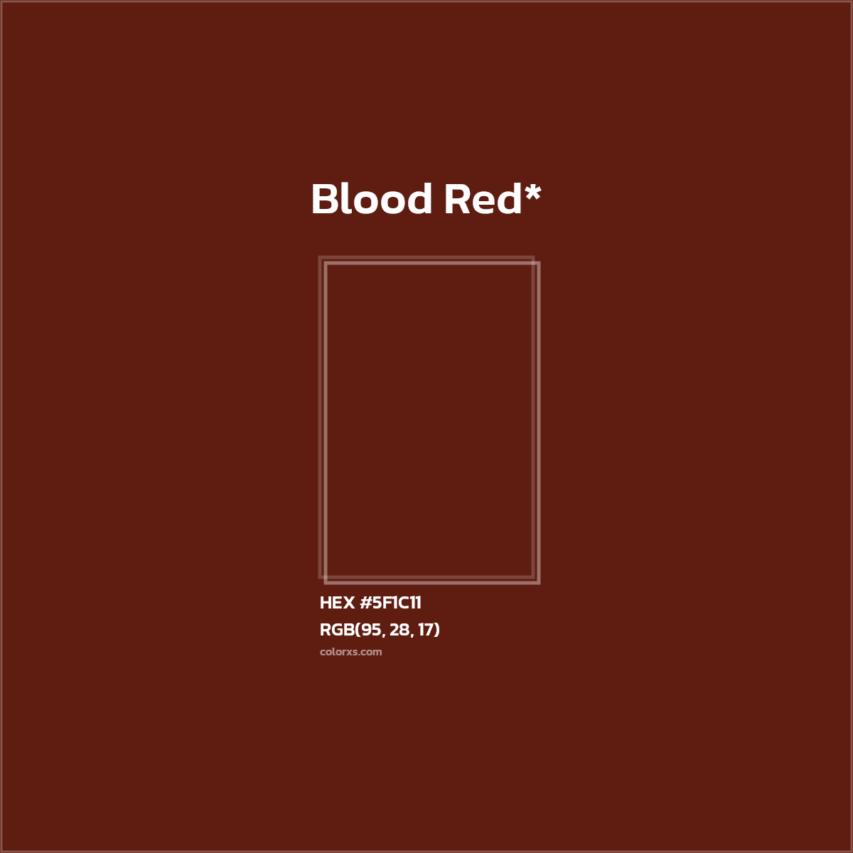HEX #5F1C11 Color Name, Color Code, Palettes, Similar Paints, Images