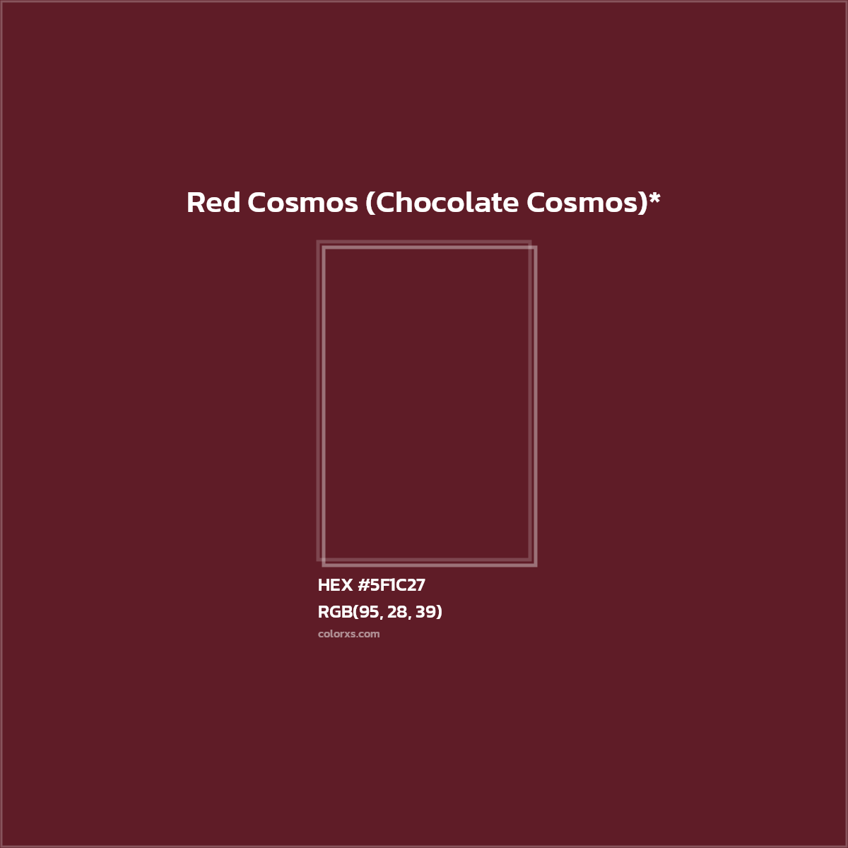 HEX #5F1C27 Color Name, Color Code, Palettes, Similar Paints, Images