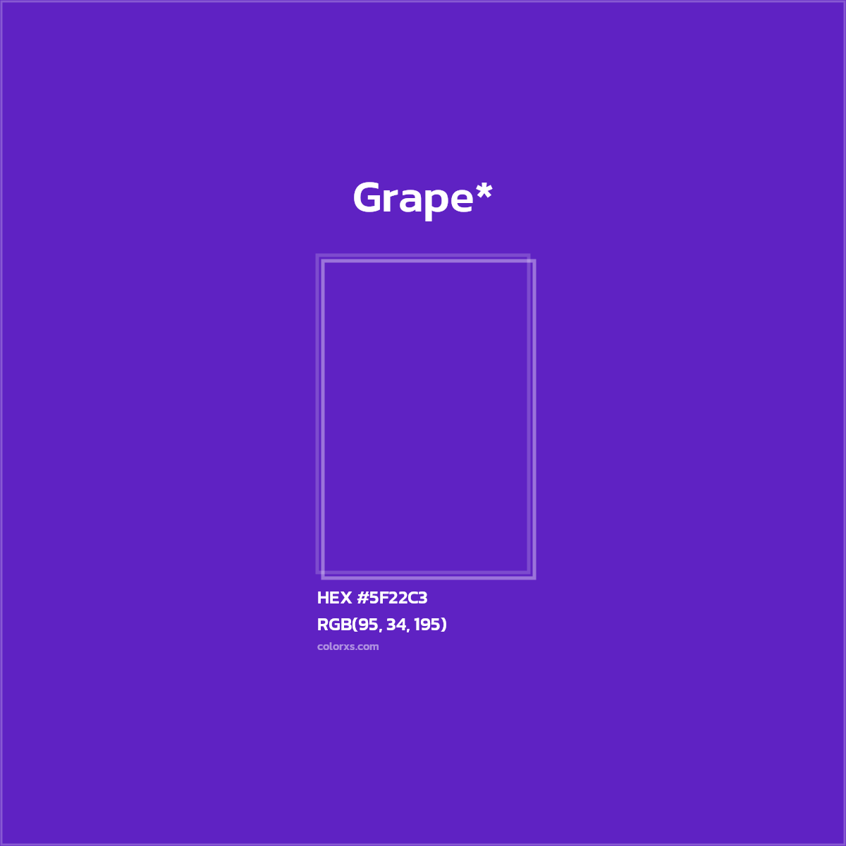 HEX #5F22C3 Color Name, Color Code, Palettes, Similar Paints, Images