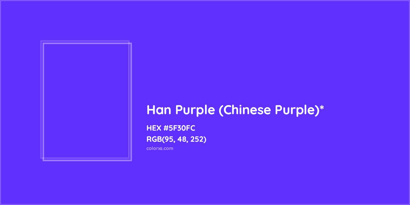 HEX #5F30FC Color Name, Color Code, Palettes, Similar Paints, Images