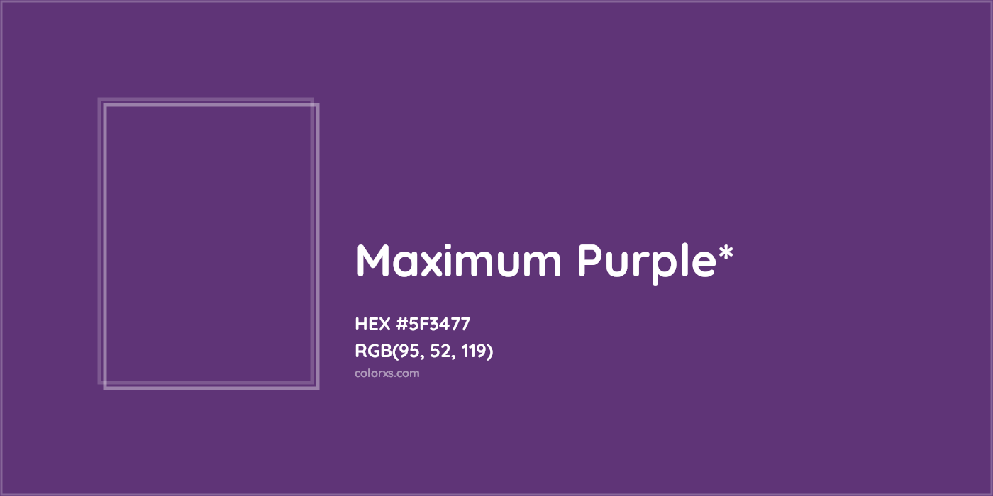 HEX #5F3477 Color Name, Color Code, Palettes, Similar Paints, Images