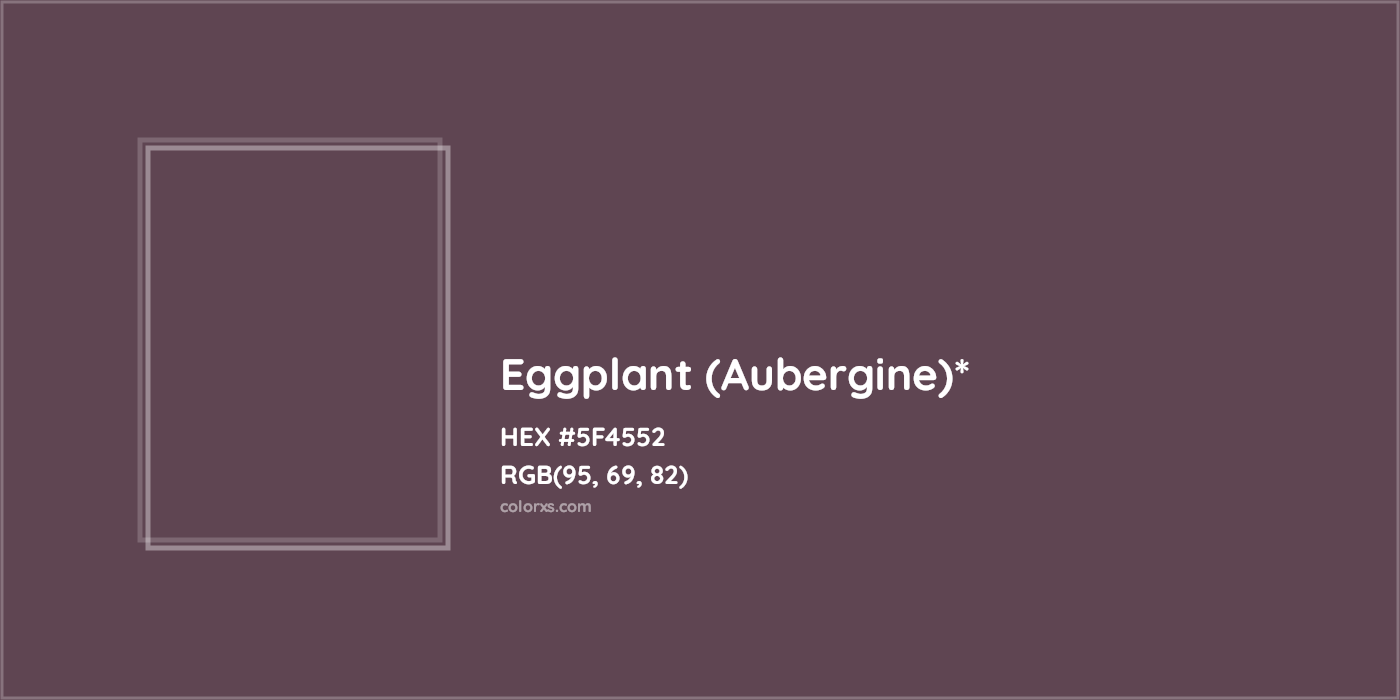 HEX #5F4552 Color Name, Color Code, Palettes, Similar Paints, Images