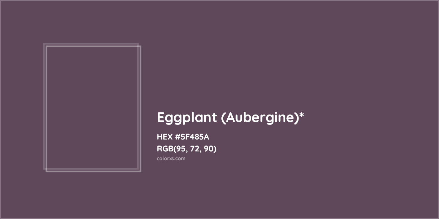 HEX #5F485A Color Name, Color Code, Palettes, Similar Paints, Images
