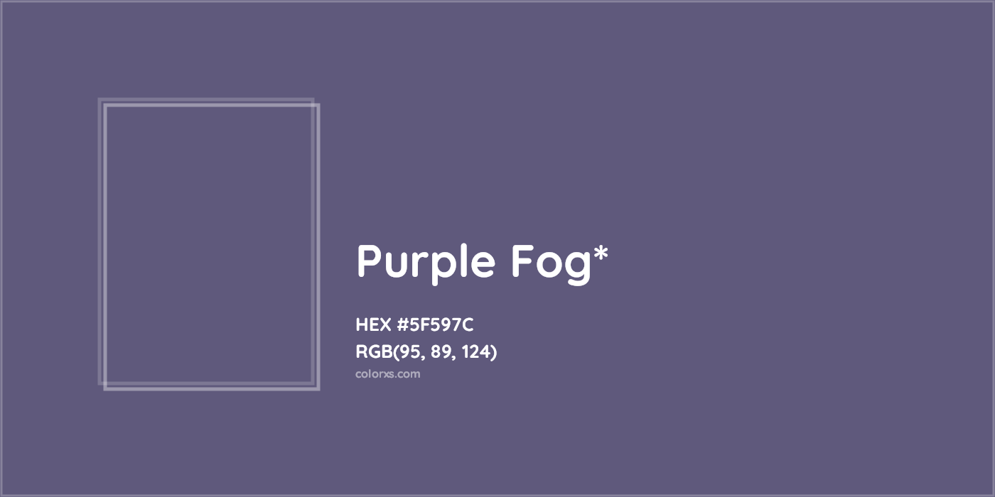 HEX #5F597C Color Name, Color Code, Palettes, Similar Paints, Images