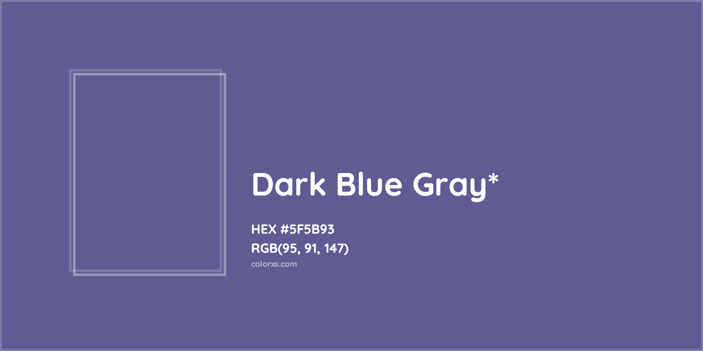 HEX #5F5B93 Color Name, Color Code, Palettes, Similar Paints, Images
