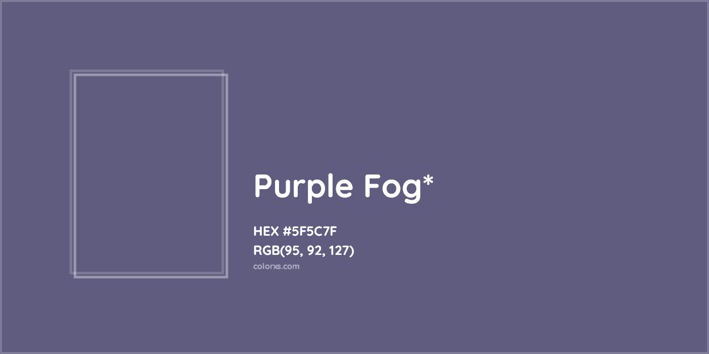 HEX #5F5C7F Color Name, Color Code, Palettes, Similar Paints, Images