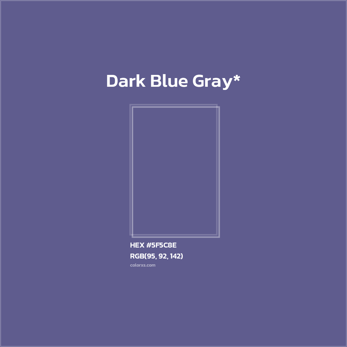 HEX #5F5C8E Color Name, Color Code, Palettes, Similar Paints, Images