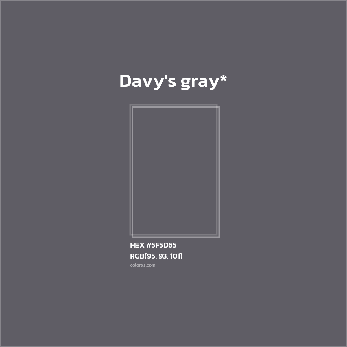 HEX #5F5D65 Color Name, Color Code, Palettes, Similar Paints, Images