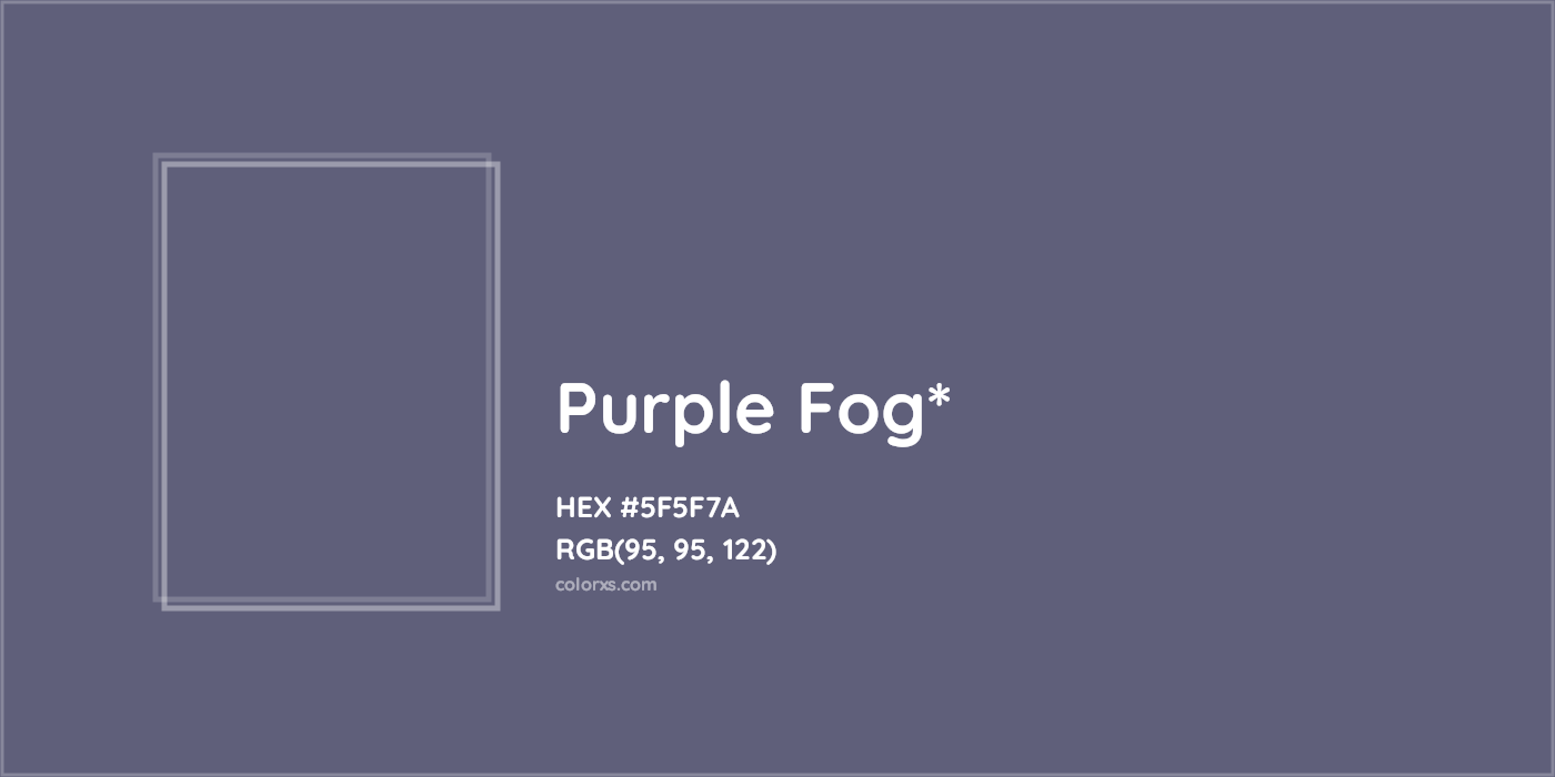 HEX #5F5F7A Color Name, Color Code, Palettes, Similar Paints, Images