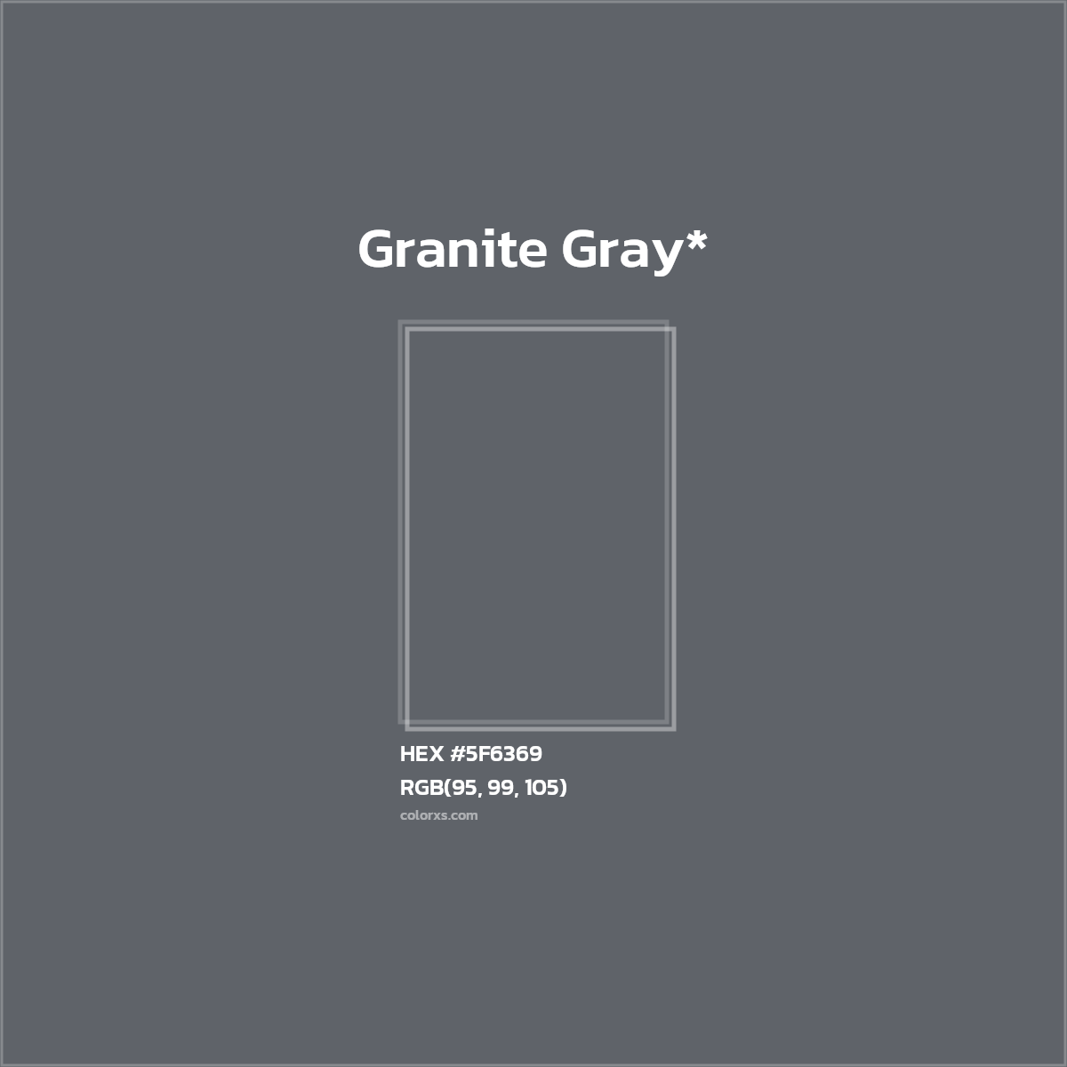 HEX #5F6369 Color Name, Color Code, Palettes, Similar Paints, Images