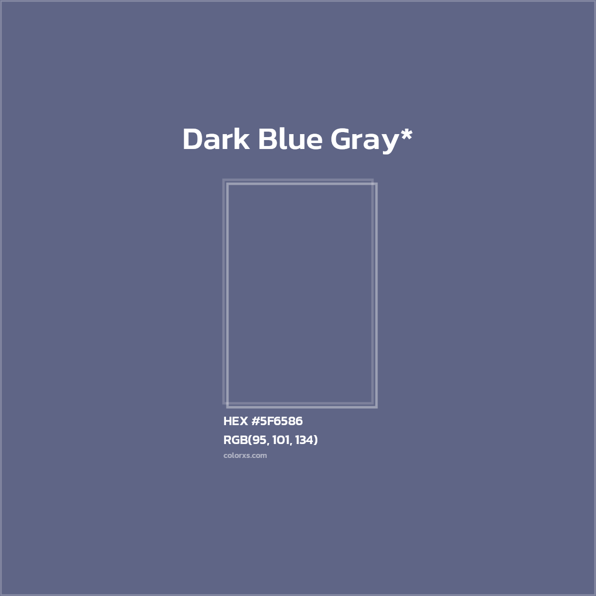 HEX #5F6586 Color Name, Color Code, Palettes, Similar Paints, Images