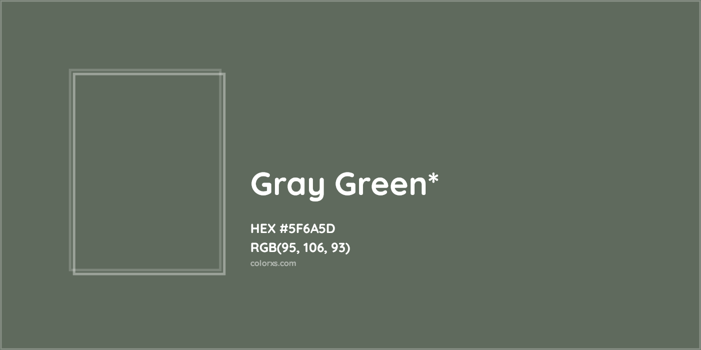 HEX #5F6A5D Color Name, Color Code, Palettes, Similar Paints, Images