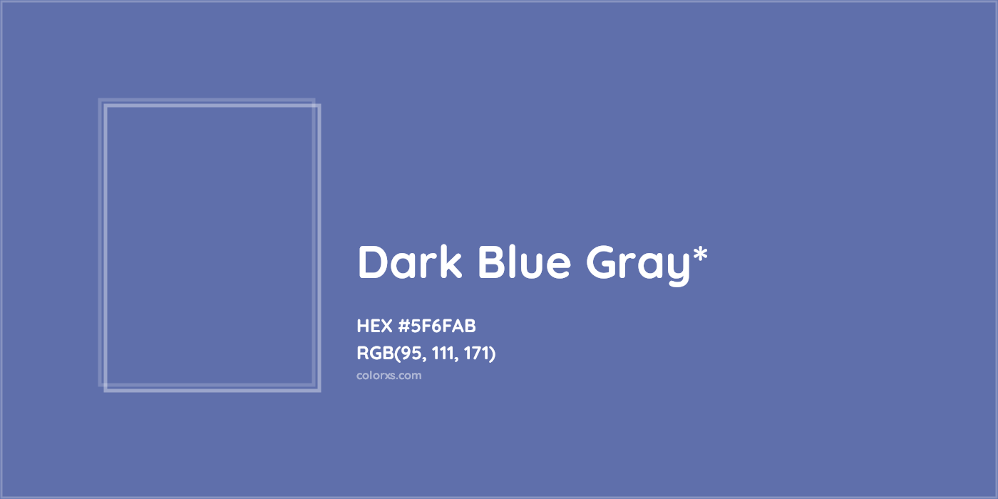 HEX #5F6FAB Color Name, Color Code, Palettes, Similar Paints, Images
