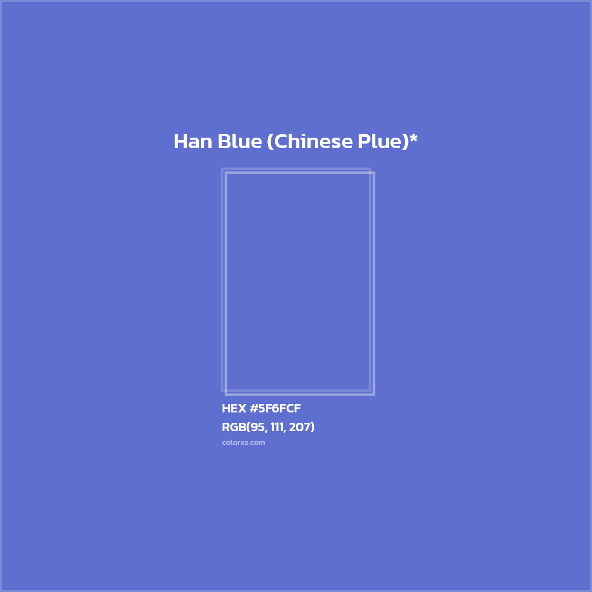 HEX #5F6FCF Color Name, Color Code, Palettes, Similar Paints, Images