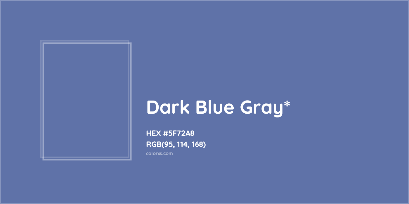 HEX #5F72A8 Color Name, Color Code, Palettes, Similar Paints, Images