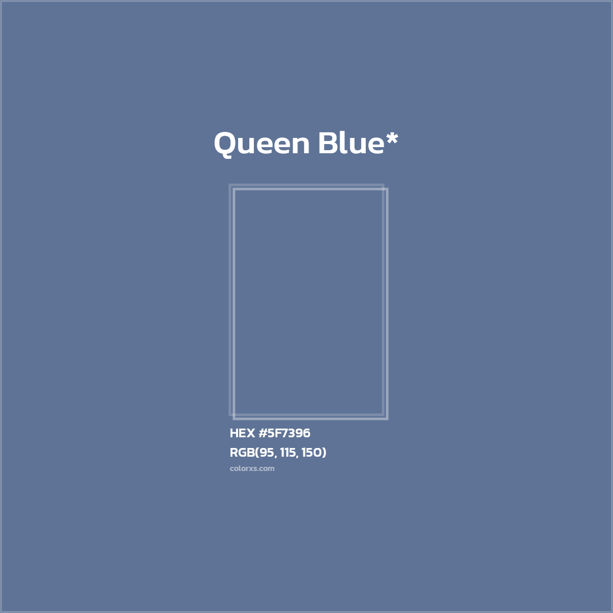 HEX #5F7396 Color Name, Color Code, Palettes, Similar Paints, Images