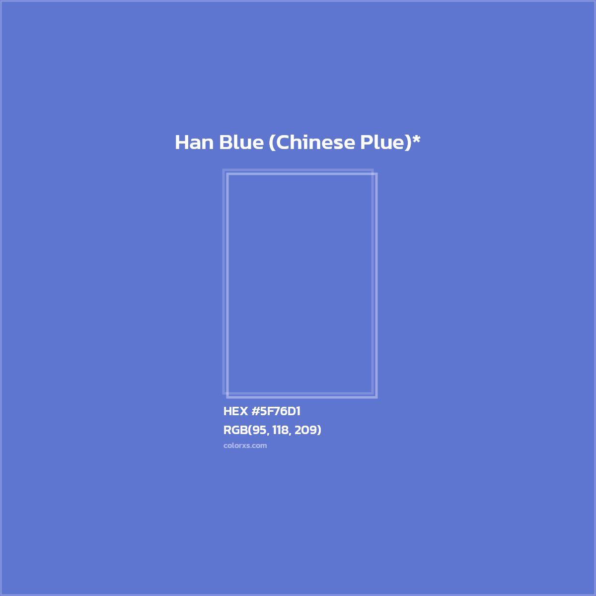 HEX #5F76D1 Color Name, Color Code, Palettes, Similar Paints, Images