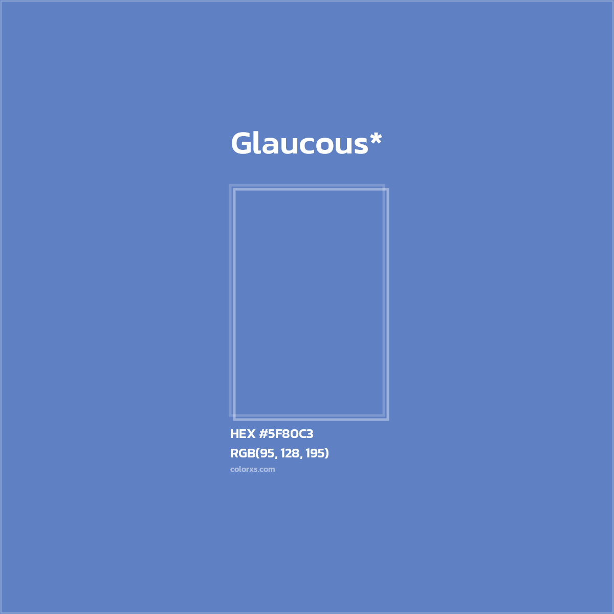 HEX #5F80C3 Color Name, Color Code, Palettes, Similar Paints, Images
