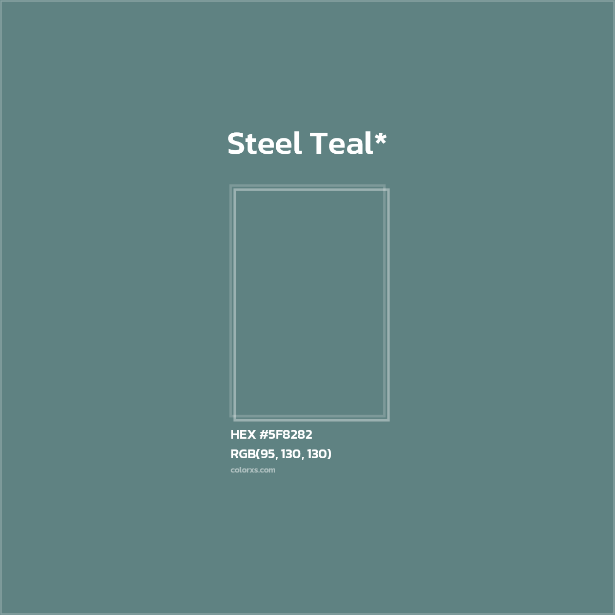 HEX #5F8282 Color Name, Color Code, Palettes, Similar Paints, Images