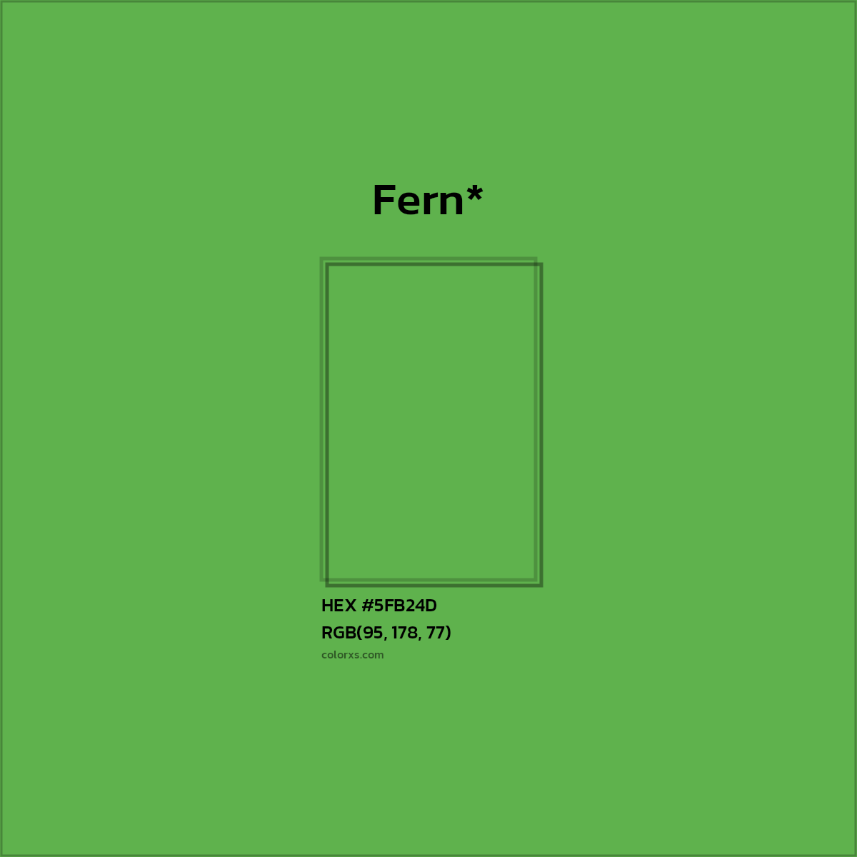 HEX #5FB24D Color Name, Color Code, Palettes, Similar Paints, Images