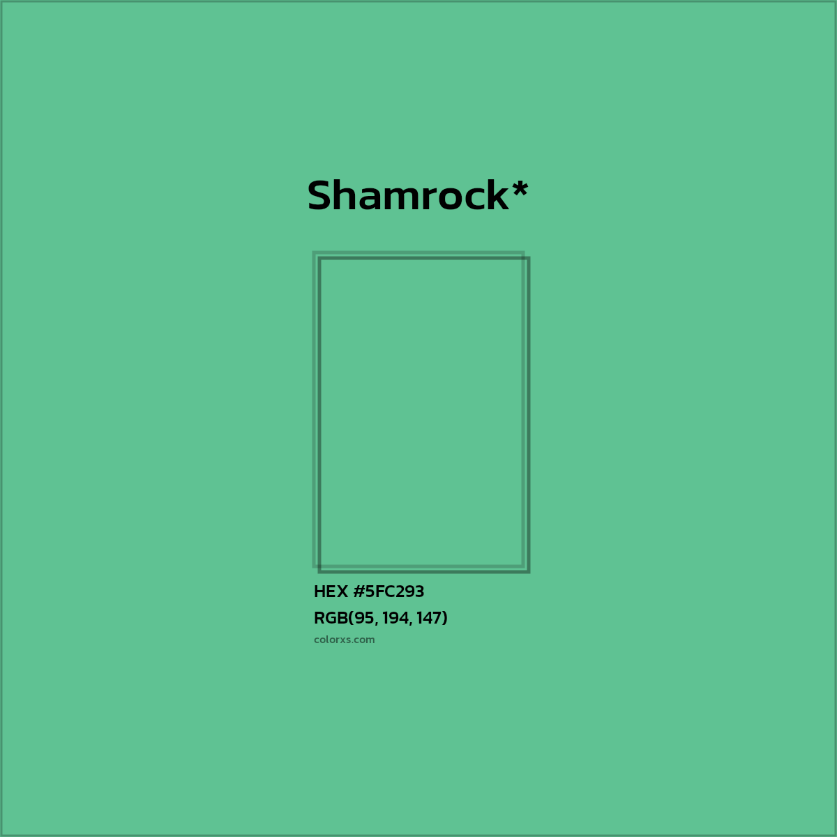 HEX #5FC293 Color Name, Color Code, Palettes, Similar Paints, Images