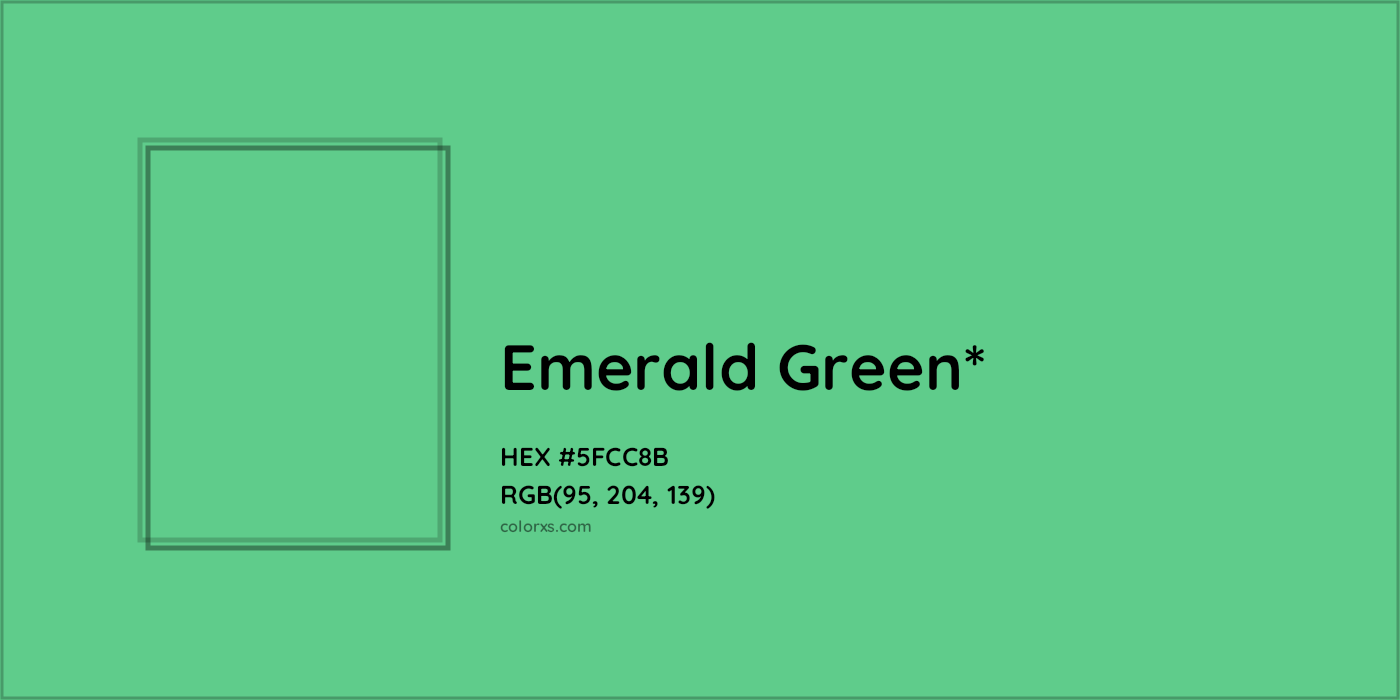 HEX #5FCC8B Color Name, Color Code, Palettes, Similar Paints, Images